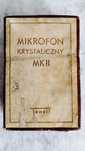 Mikrofon kryształowy Tonsil MKII (NOS)