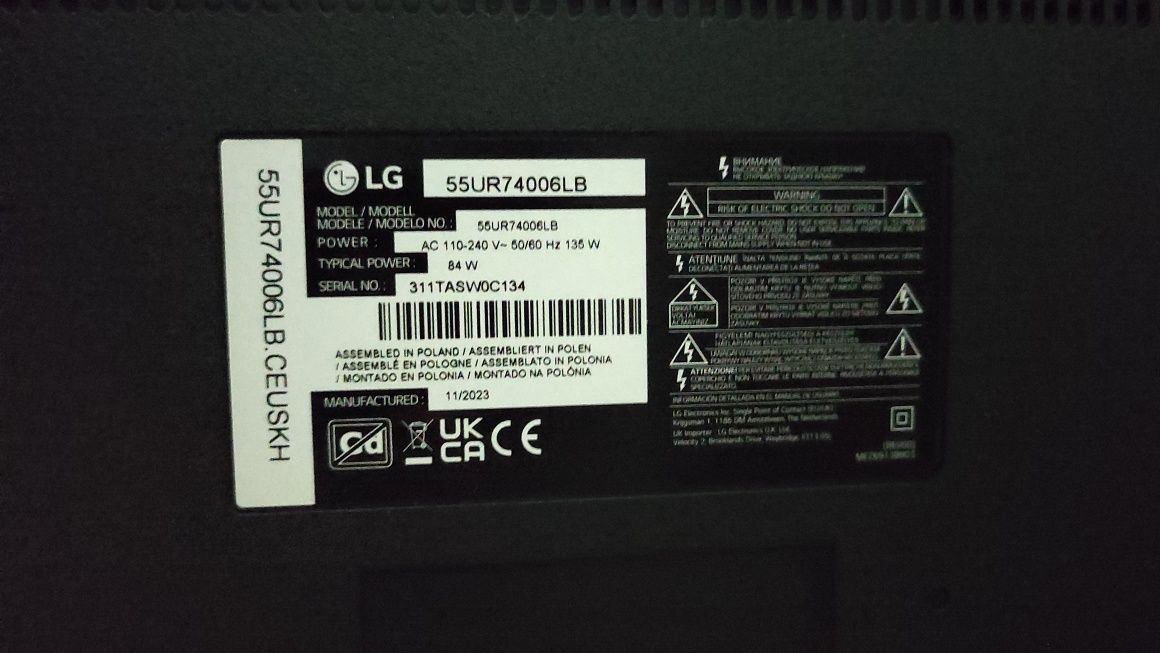 Smart TV LG 55 polegadas