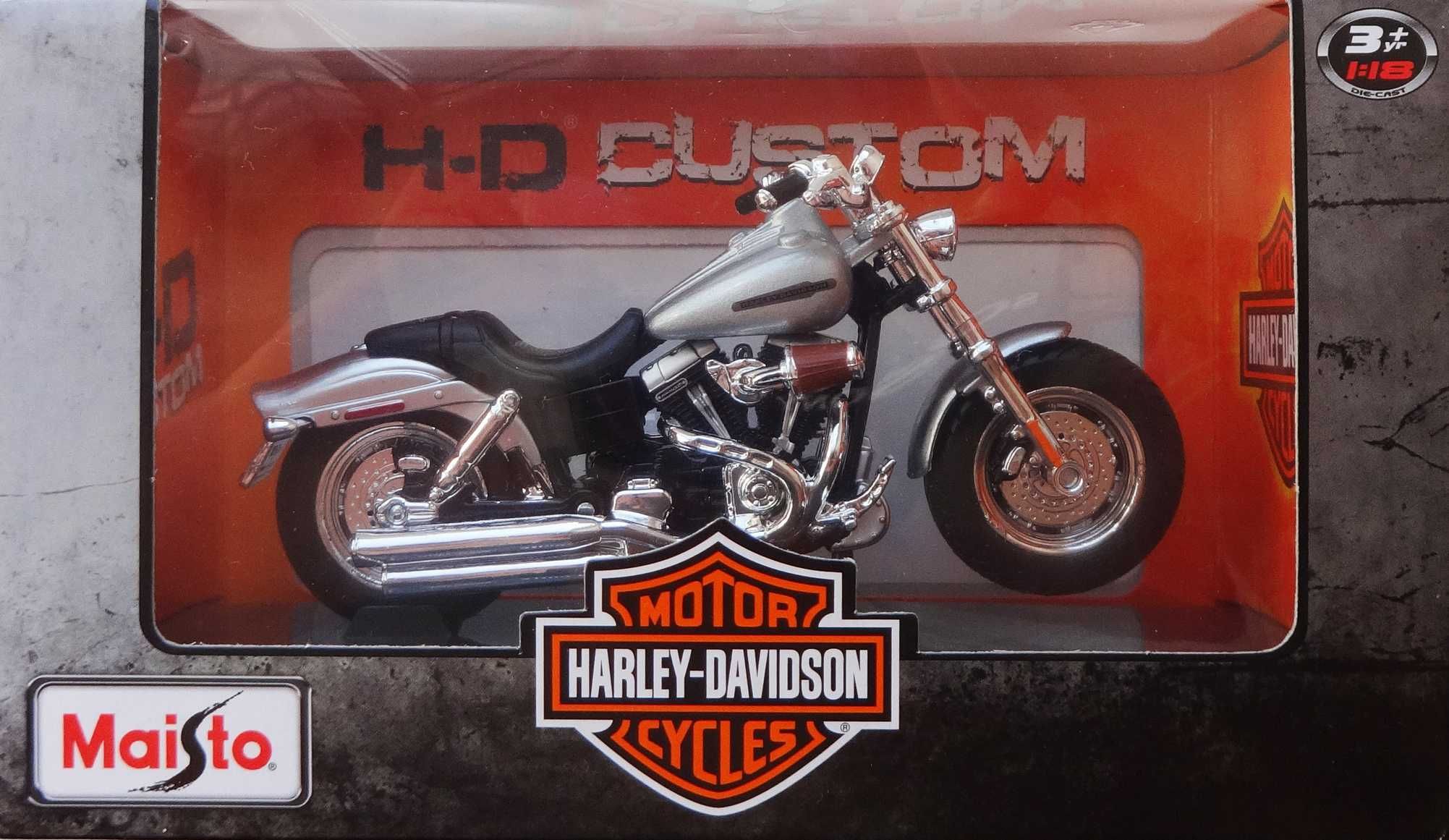 Модель мотоцикла Harley-Davidson 2009 FXDFSE CVO Fat Bob 1:18