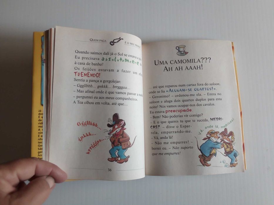 Livro "Quatro ratos no Faroeste", Geronimo Stilton