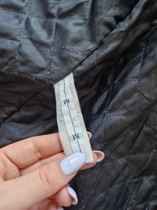 Płaszcz przejściowy w kratę 50% wełna