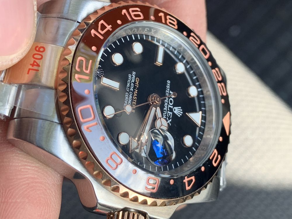 Zegarek Rolex GMT master 2 ,, root beat,, wskzowka czasu swiata dziala