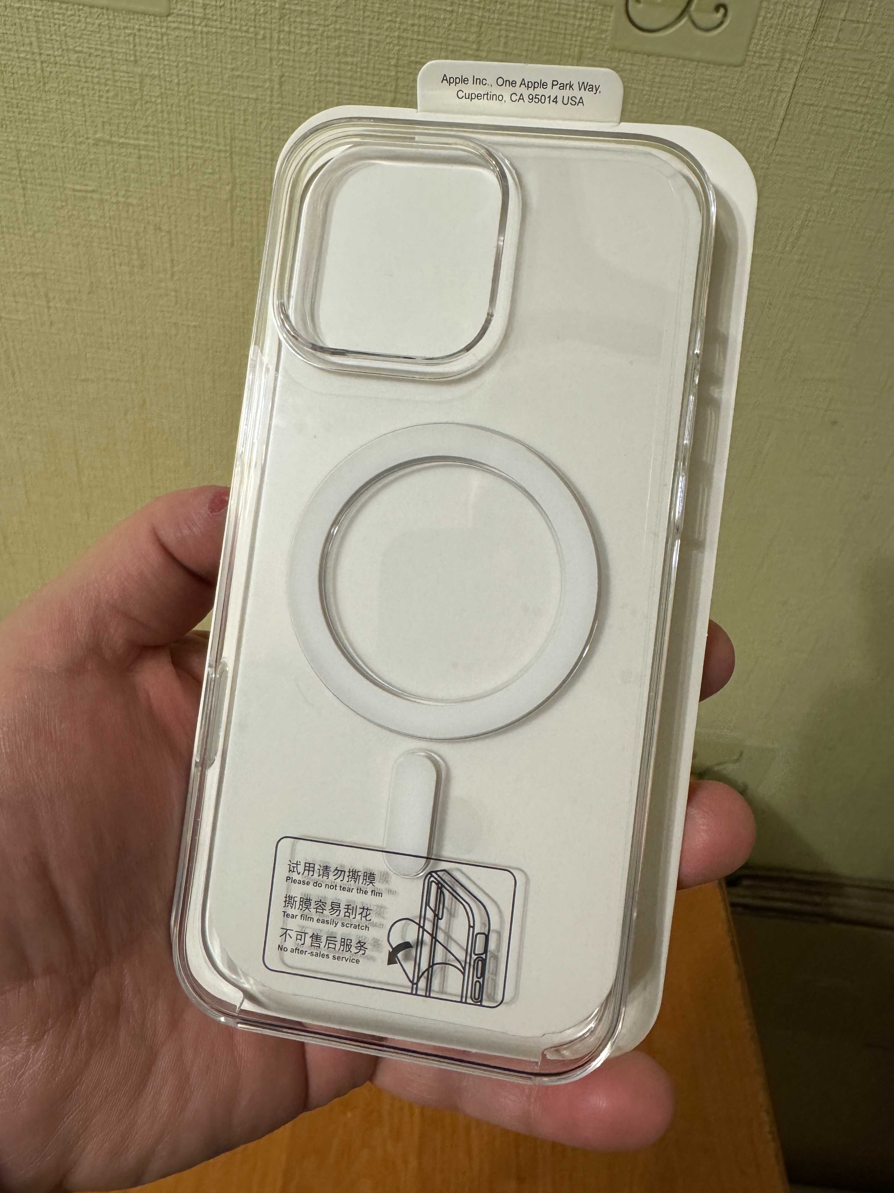 Официальный прозрачный чехол Clear Case для iPhone 12 - 16e pro max