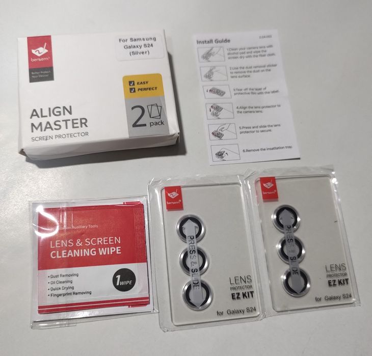 Захисне скло на камери до Samsung Galaxy S24.