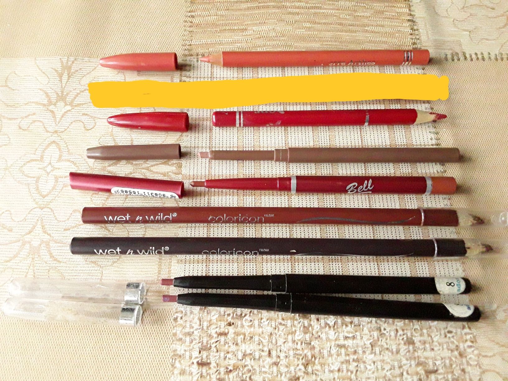 Konturówki do ust Pierre Arthes, Ados, Bell, Wet n Wild