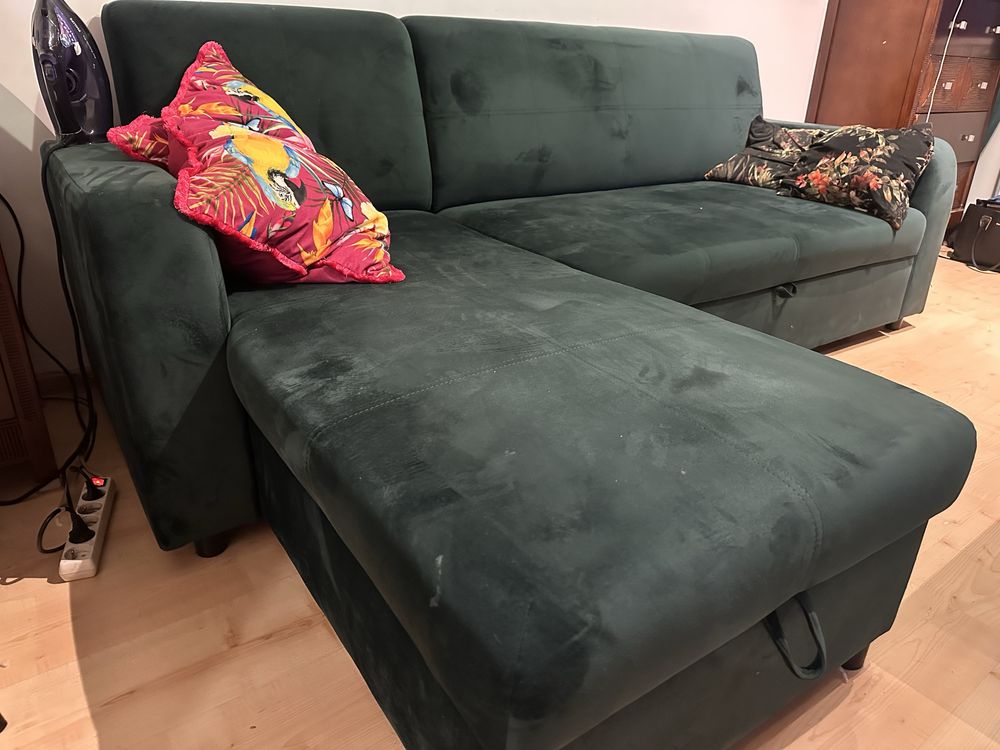 narożnik welurowy BRW PROMOCYJNA CENA
