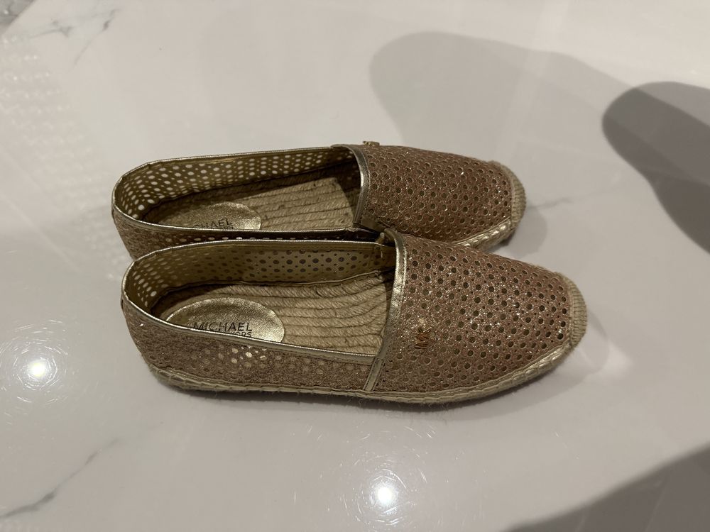 Michael Kors eapadryle 38 złote półbuty