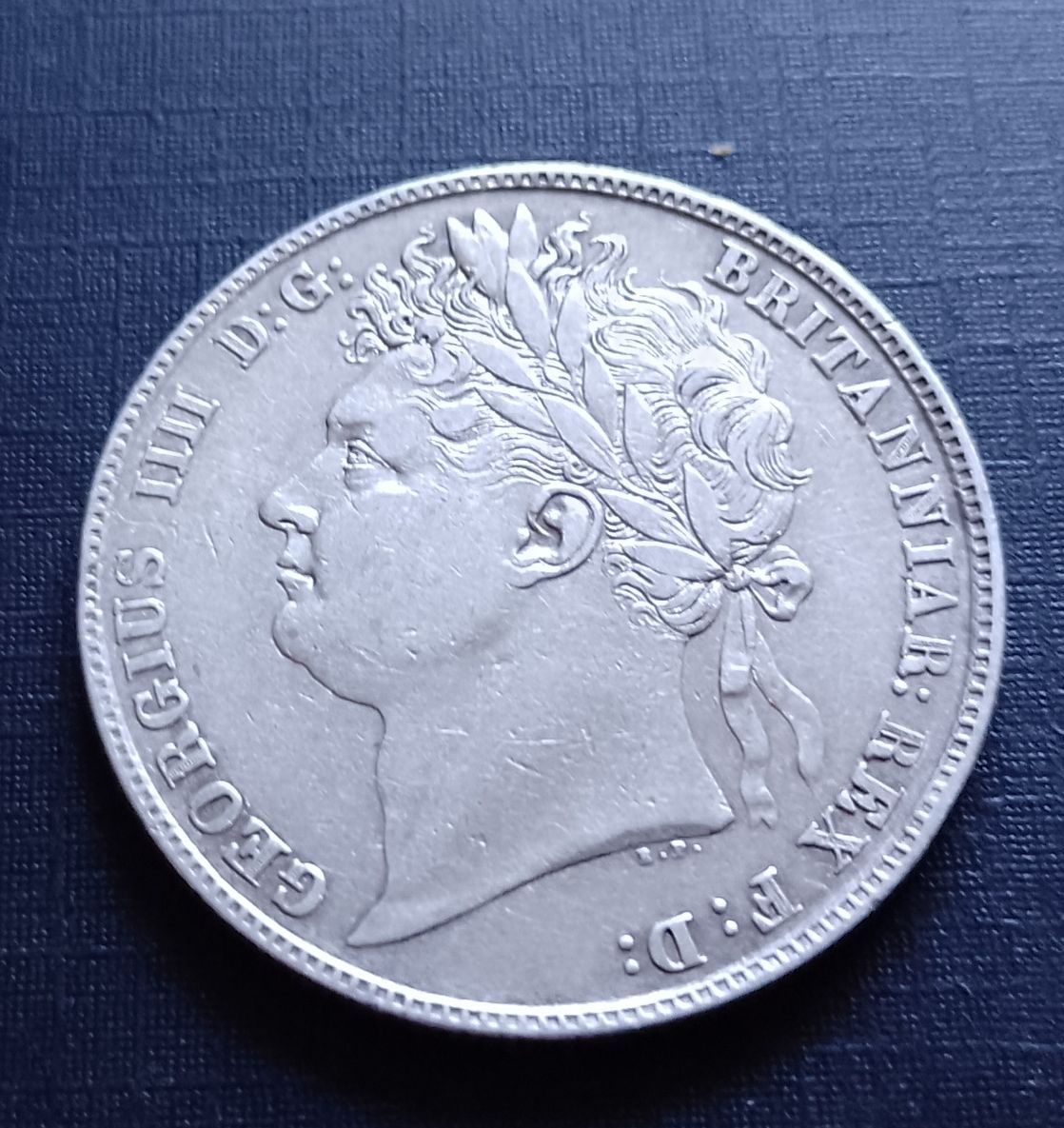 Монета Георг 4 серебро.