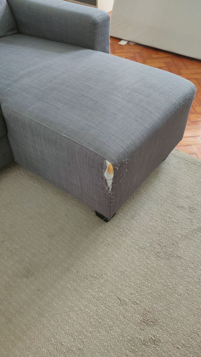 Sofá IKEA Bollstanäs chaise longue 3 lugares