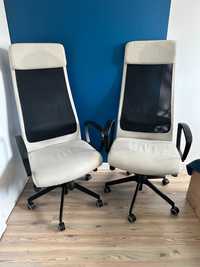 Krzesła biurowe Ikea Markus beżowe