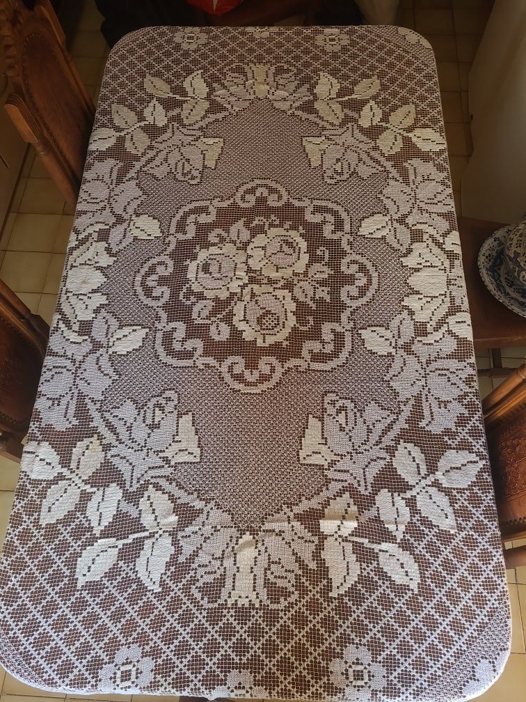 Toalhas de mesa feitas manualmente