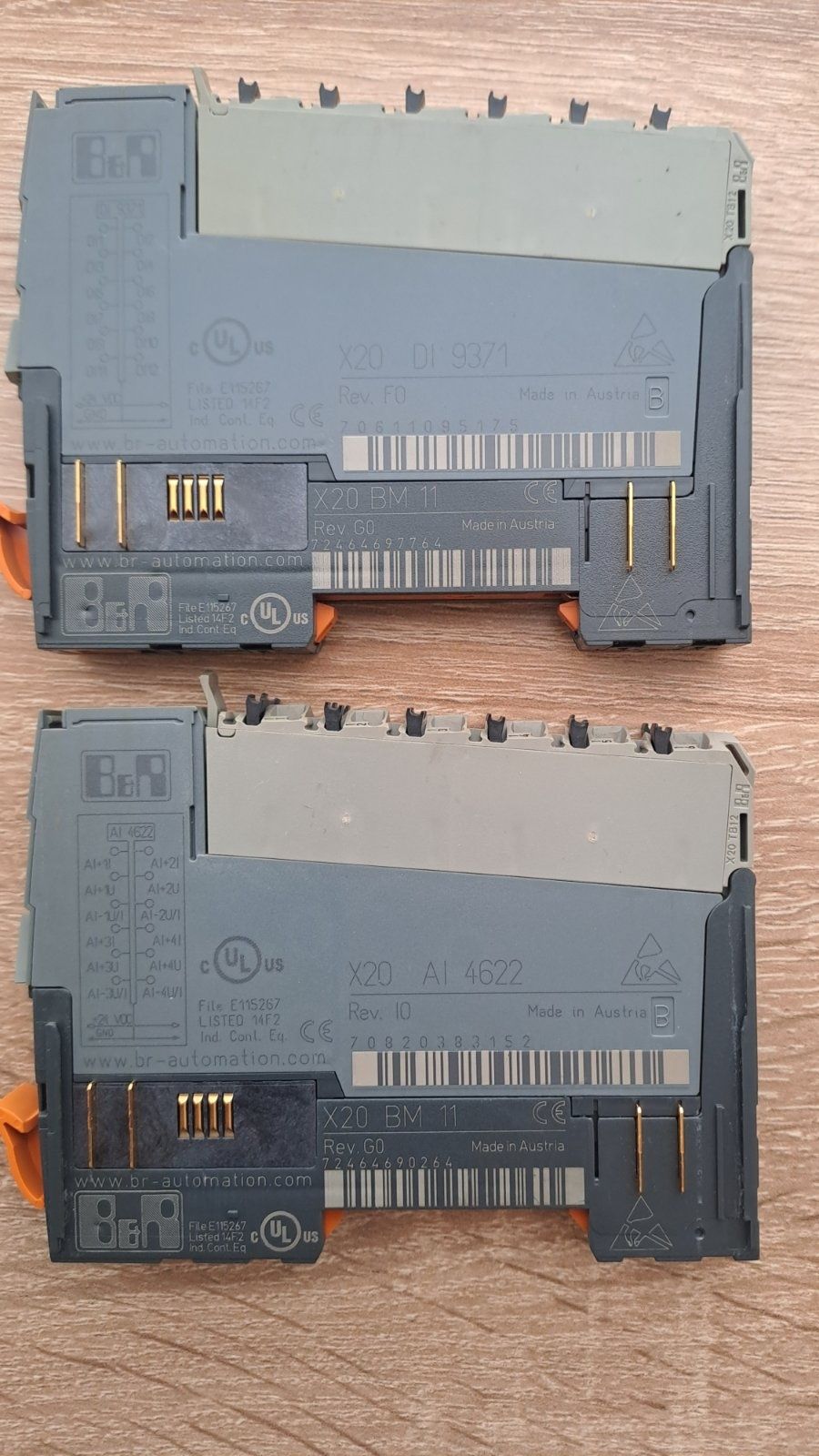 Модулі  контролера B&R x20