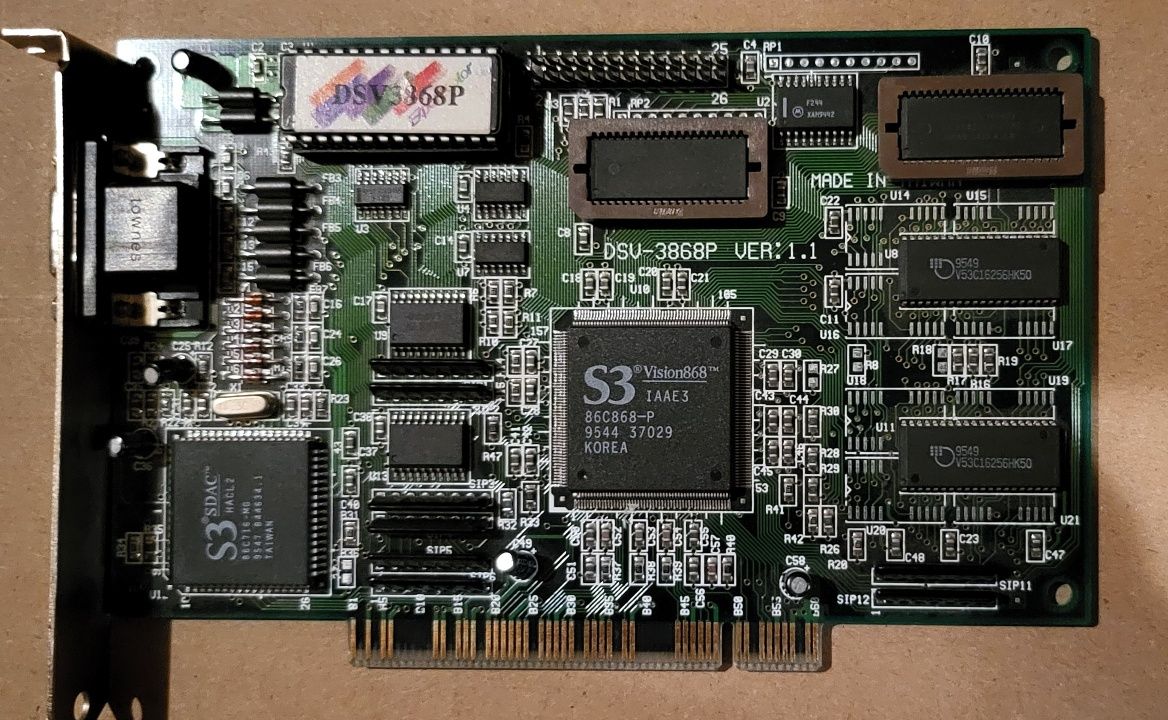 S3 Vision 868 Pci