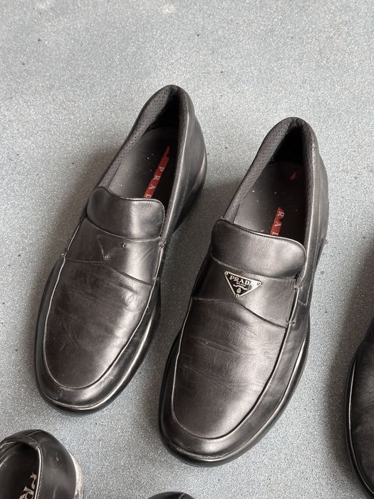 Взуття Prada 4 пари чорне red tab