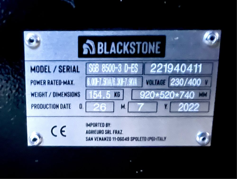 Agregat Black stone
