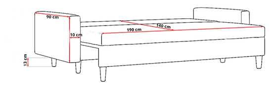 Kanapa / rozkładana sofa sofka wersalka łóżko SZYBKA DOSTAWA!