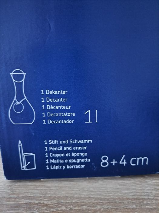 HomeYou Duka Karafka do czerwonego wina z korkiem FRATELLI