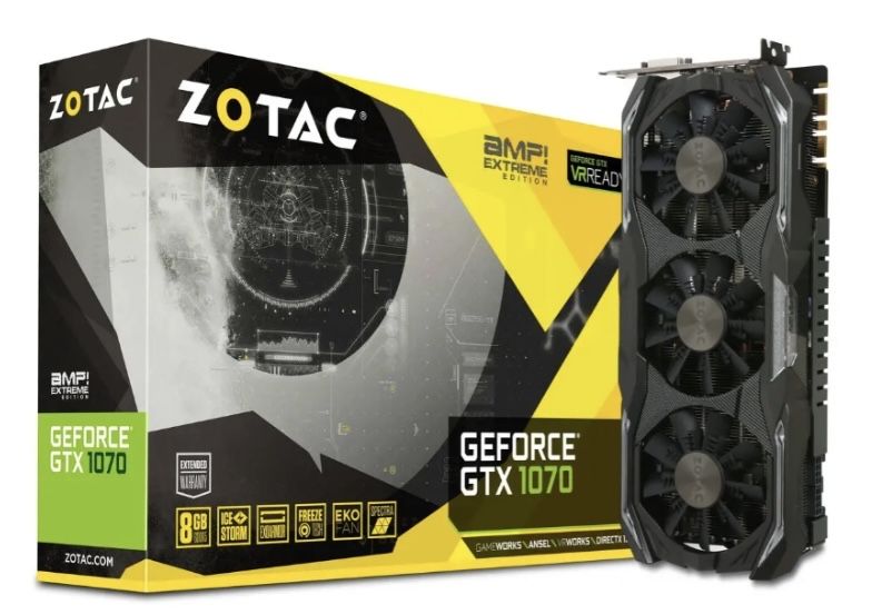 Відеокарта Zotac GeForce GTX 1070 AMP Extreme
