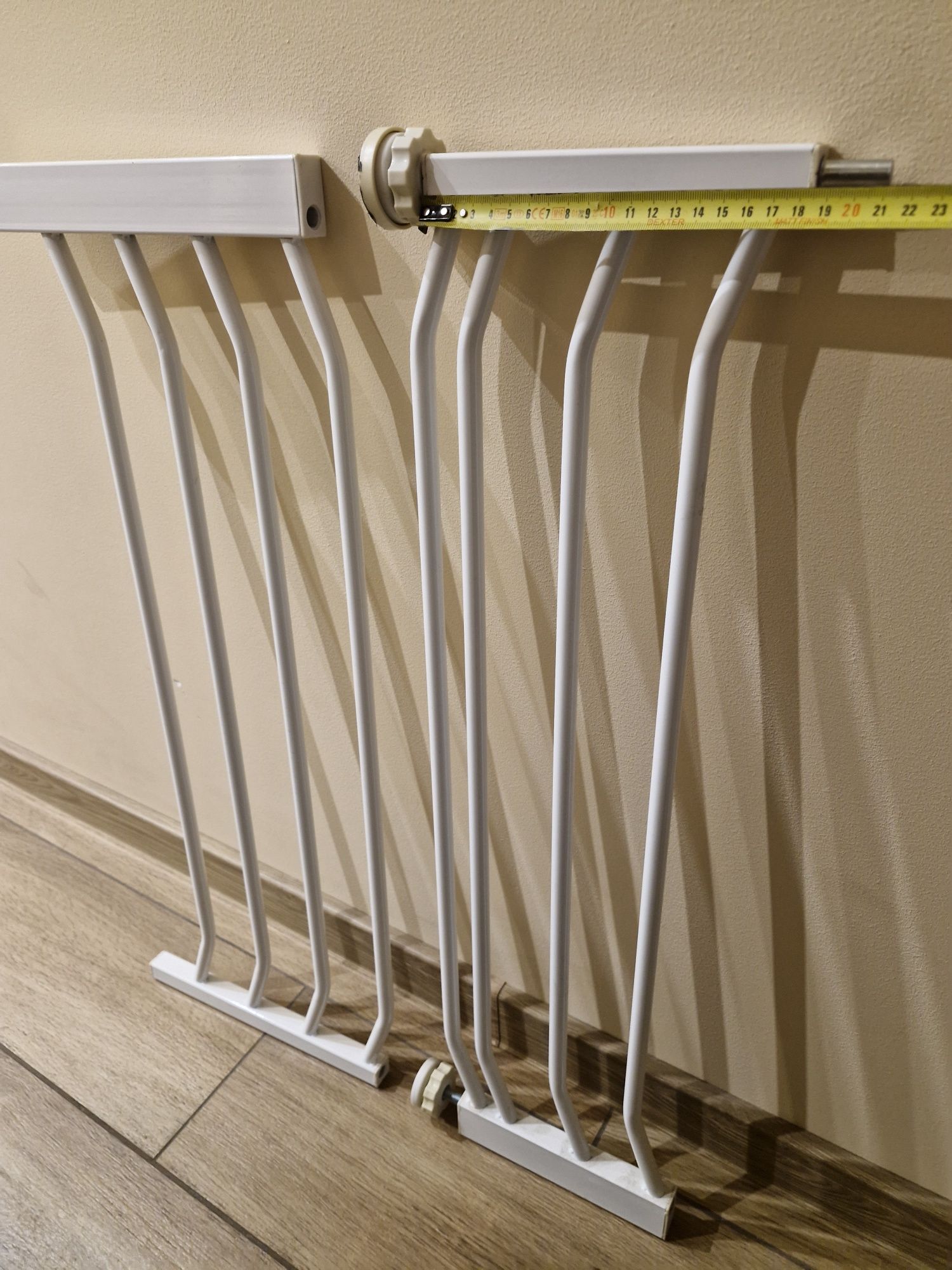 Bramka zabezpieczającą barierka schody SZEROKA 112 cm +