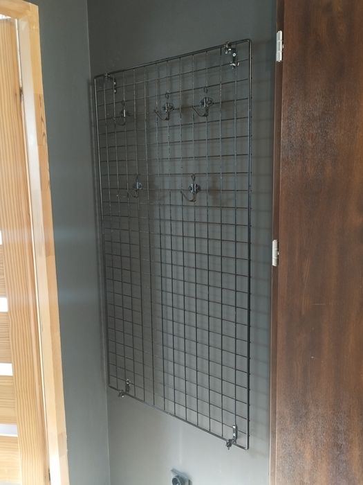 Wieszak industrialny czarny duzy loft