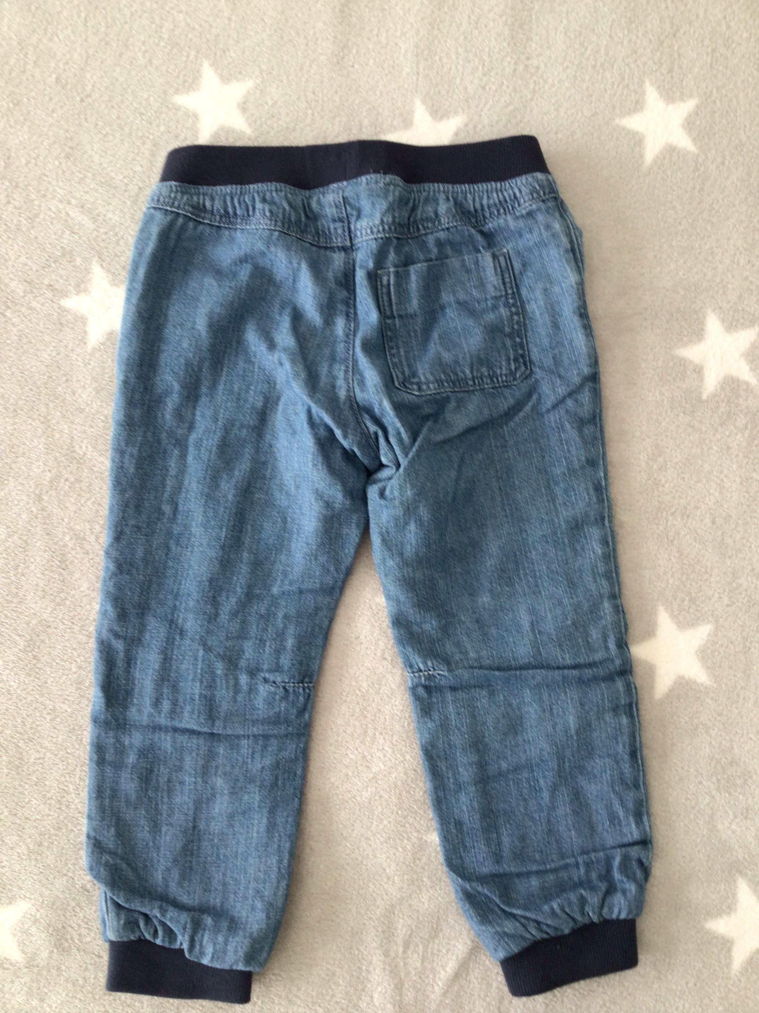 Calças/Joggers em ganga forradas, 2Anos