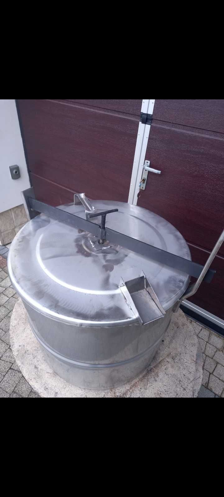 Kocioł- wkład do parnika  100 l z blachy nierdzewnej