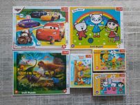 TREFL Puzzle zestaw 6 sztuk wiek 4+ Kompletne