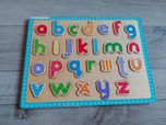 Alfabet drewniany puzzle