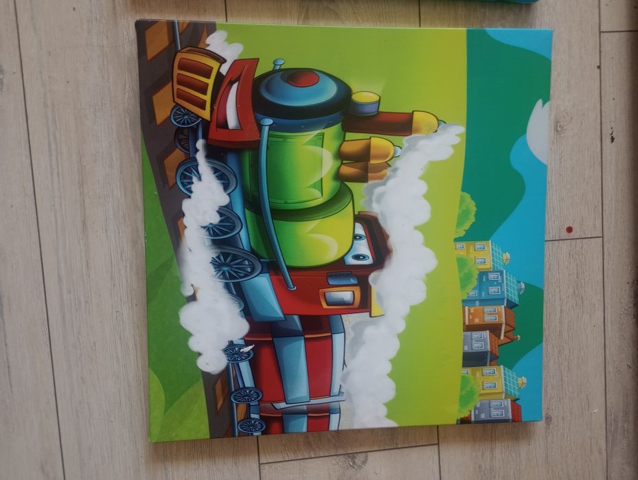 Zestaw 2 obrazów 40x40 cm pokój dziecięcy