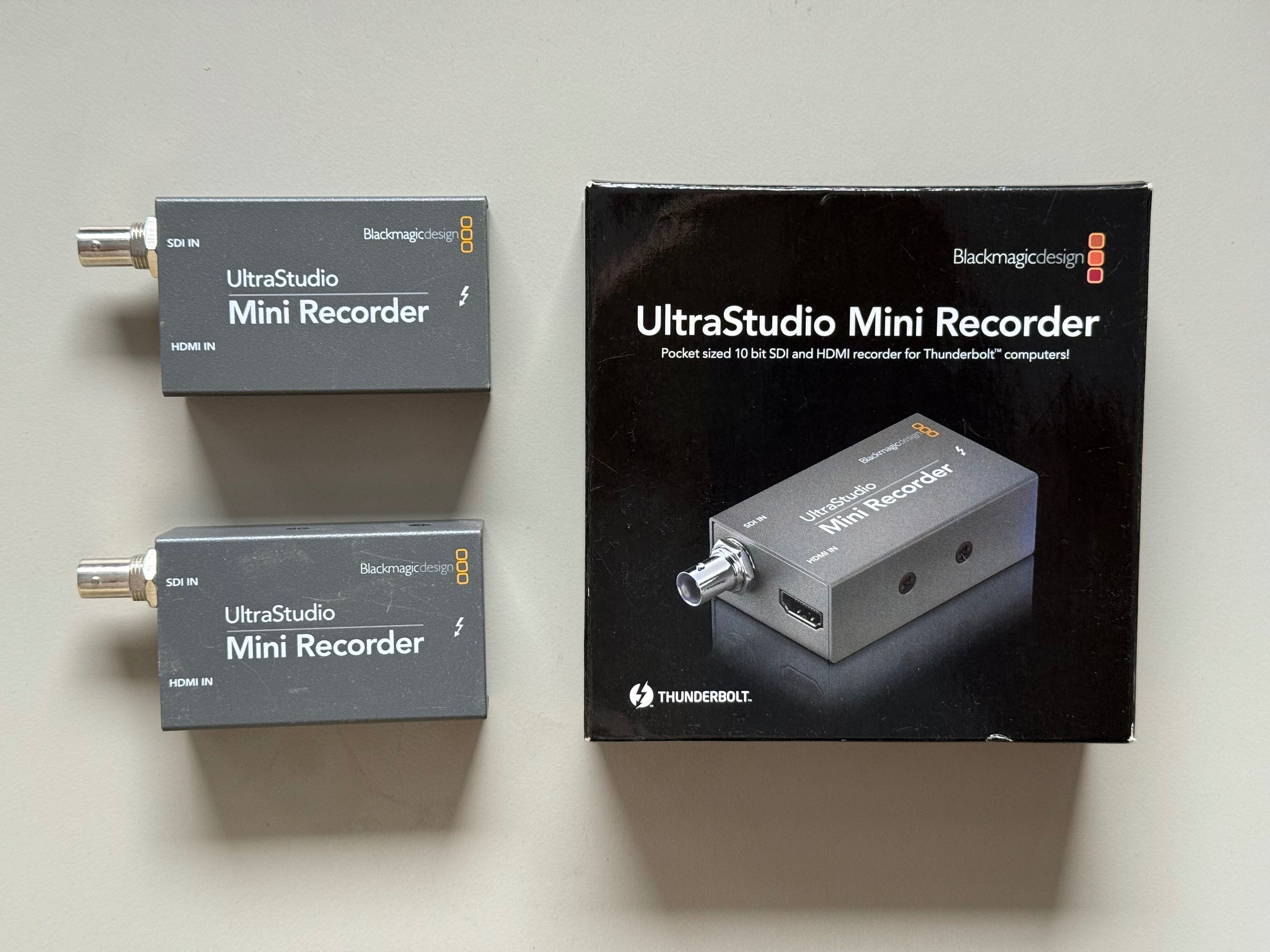 Blackmagic UltraStudio Mini Recorder Thunderbolt - HDMI / SDI