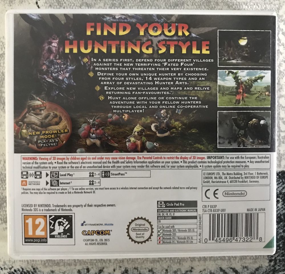 Monter Hunter Generations 3DS