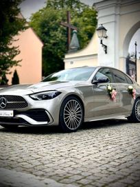 Auto do ślubu - Mercedes C Klasa 2022r / Lubelskie / Mazowieckie