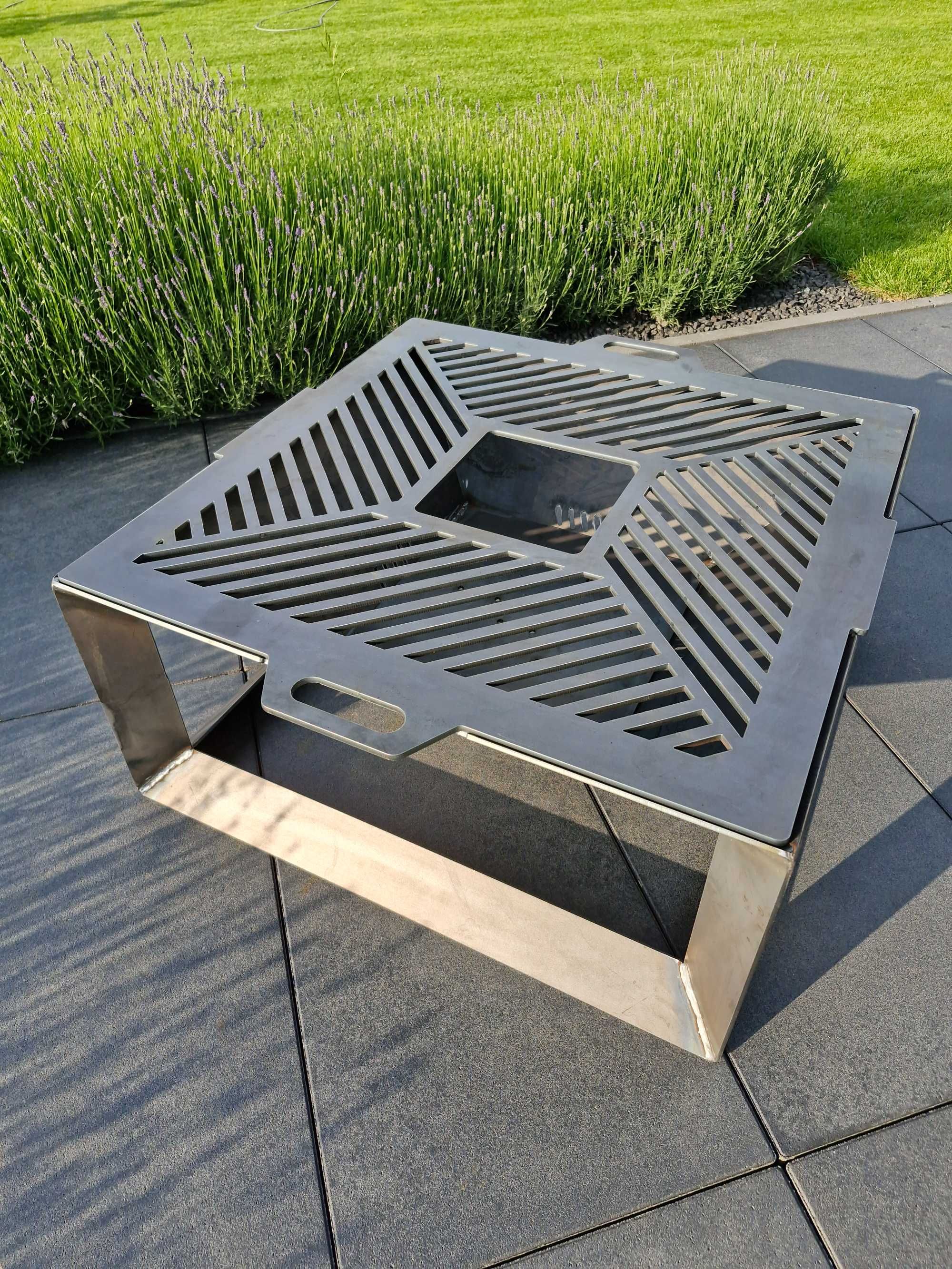palenisko ogrodowe 4mm z rusztem 6mm o wymiarach 75x75 grill producent
