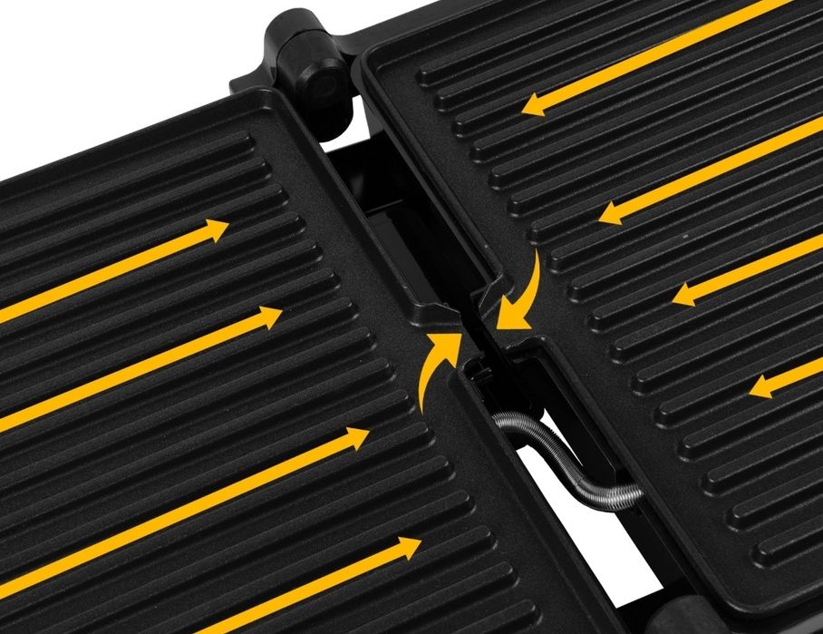 Grill elektryczny Opiekacz rozkładany Toster do kanapek PANINI 2500W