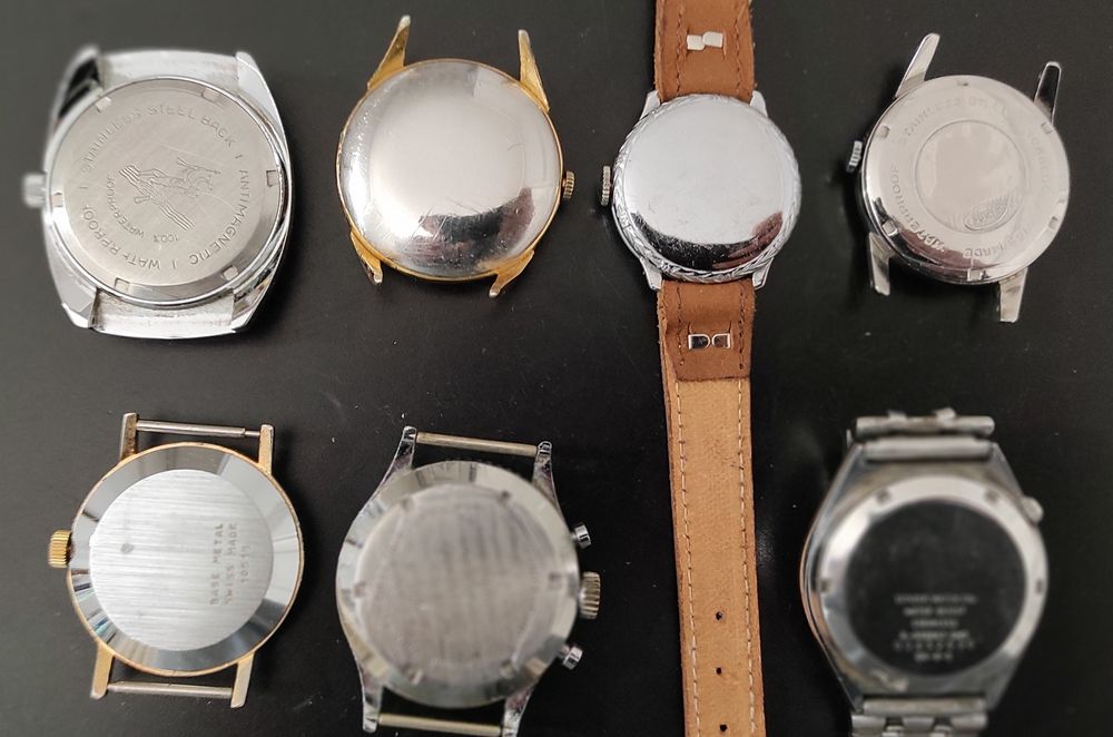 7 Relógios mecânicos.