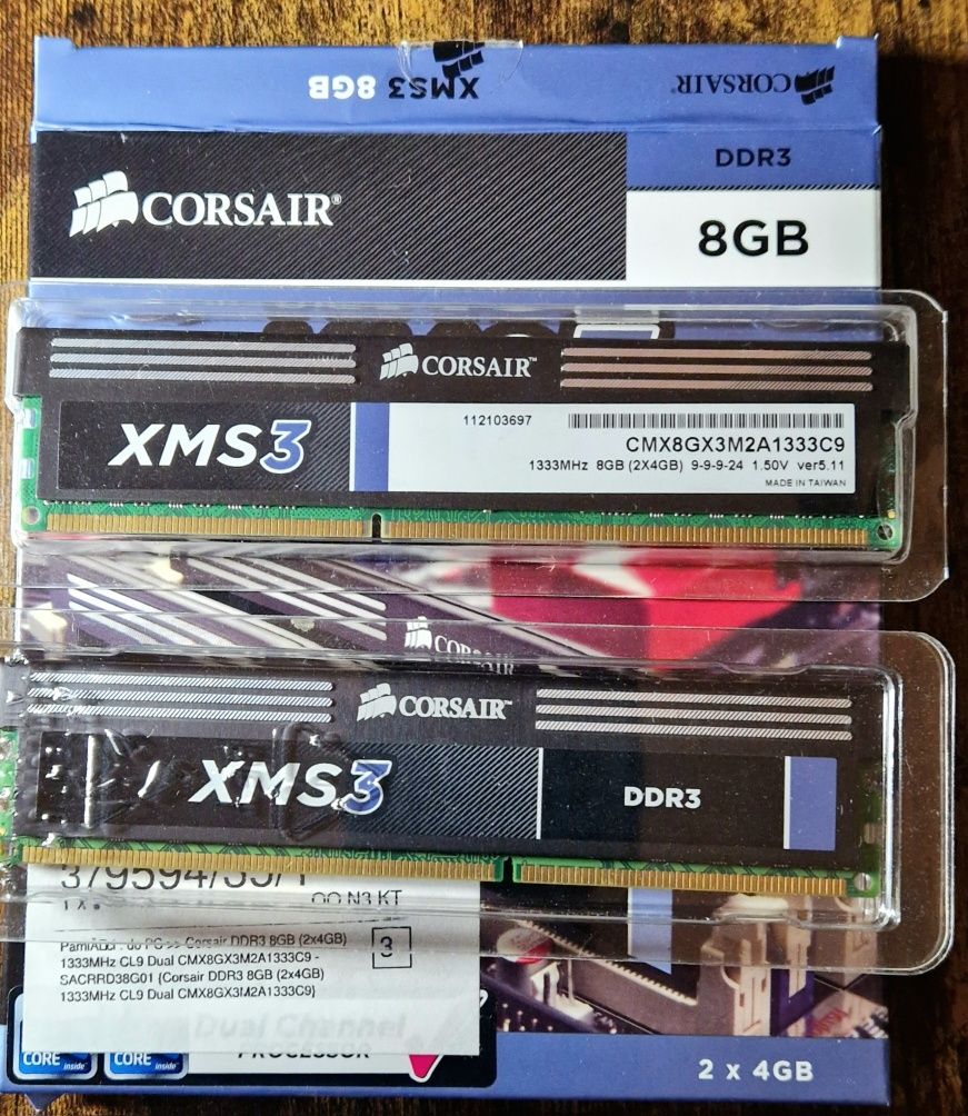 Pamięć RAM DDR 3   16 GB