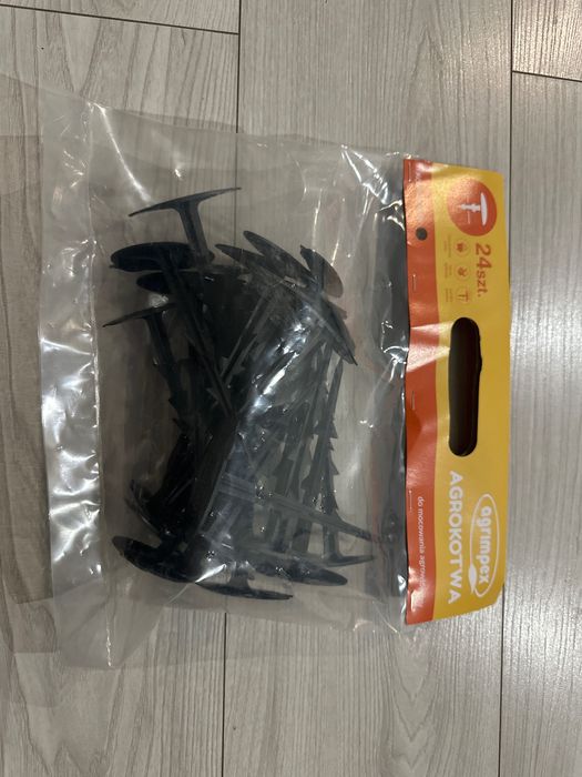 TANIO kotwy szpilki kolki do agrowlokniny 24 sztuki
