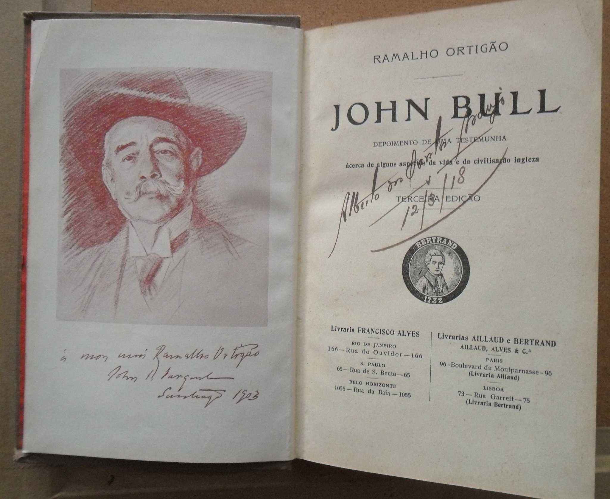 Ramalho Ortigão- John Bull [Livraria Aillaud & Bertrand] Antiguidade