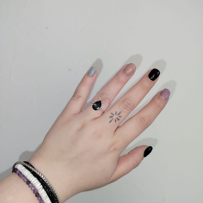 Pierścionek ze srebra z topazem