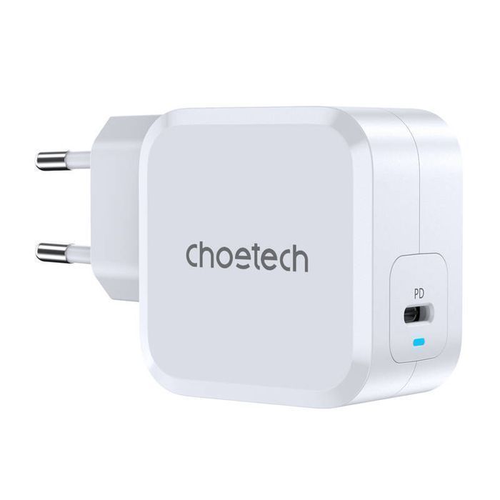 Ładowarka Sieciowa Pd8007  Usb-C Pd45W Choetech Eu (Biały)