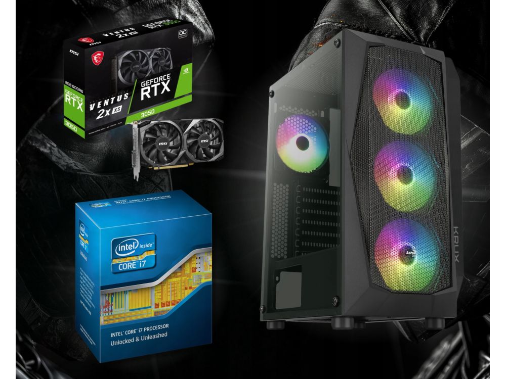 Komputer stacjonarny Better Side Striker V1 i7 16GB DDR3 RTX3050 W10