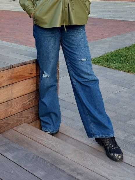 Женские джинсы Wide leg,р-р 52-54
