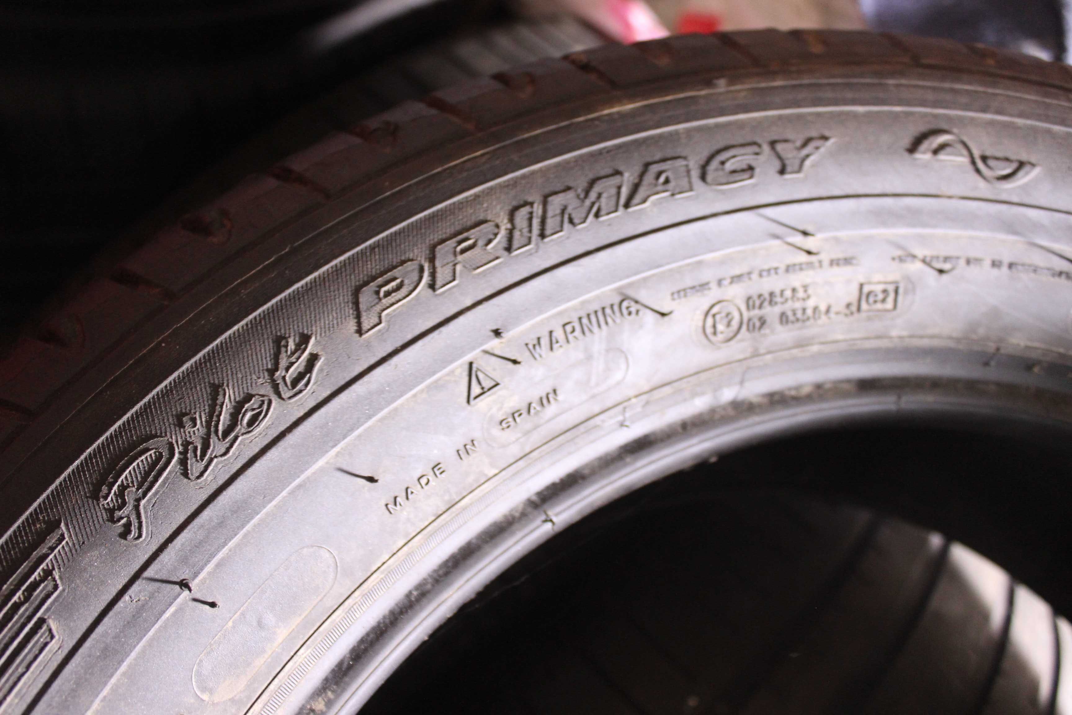 235-55-R17 MICHELIN PILOT PRIMACY 4штуки летней резины Germany