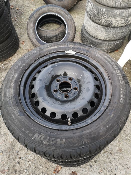 Komplet kół zimowych 5x108 Ford 205/55/16 Platin 7,5mm 2020r czujniki