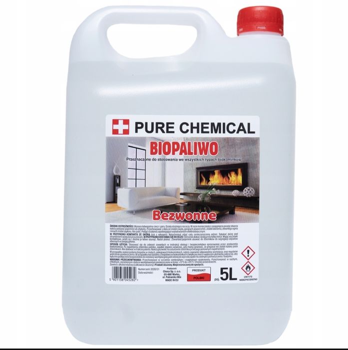 Biopaliwo Pure Chemical bezwonne 5l