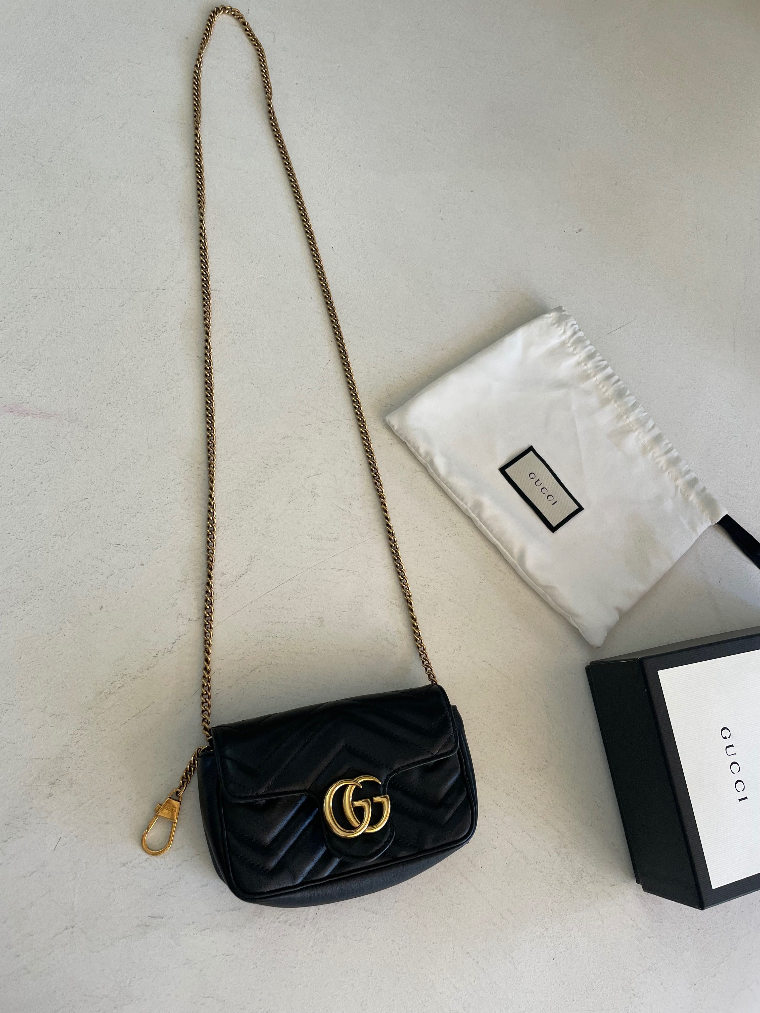 Gucci Marmont torebka super mini