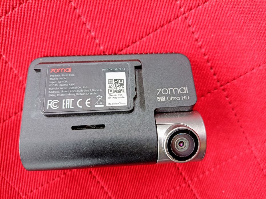 70 mai dash cam pro A800 4K