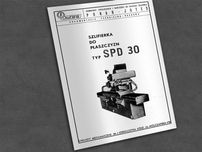 Szlifierka SPD 30, SPD-30 - DTR