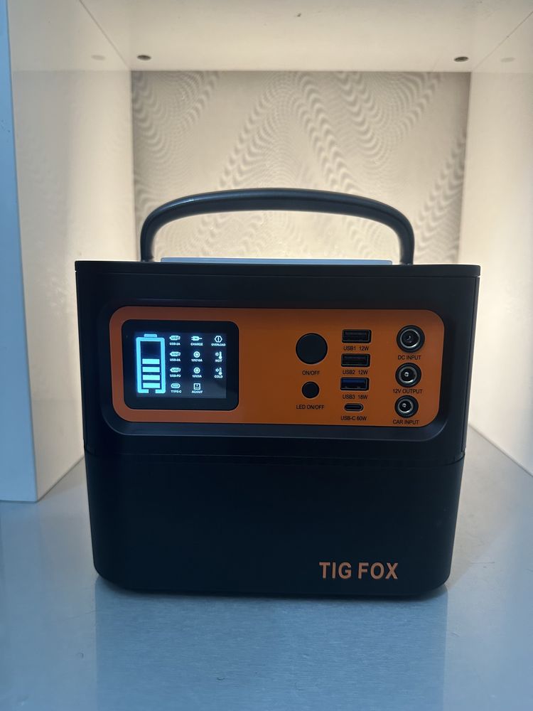 Оригинал Портативная зарядная станция  Tig Fox T500 500 Вт