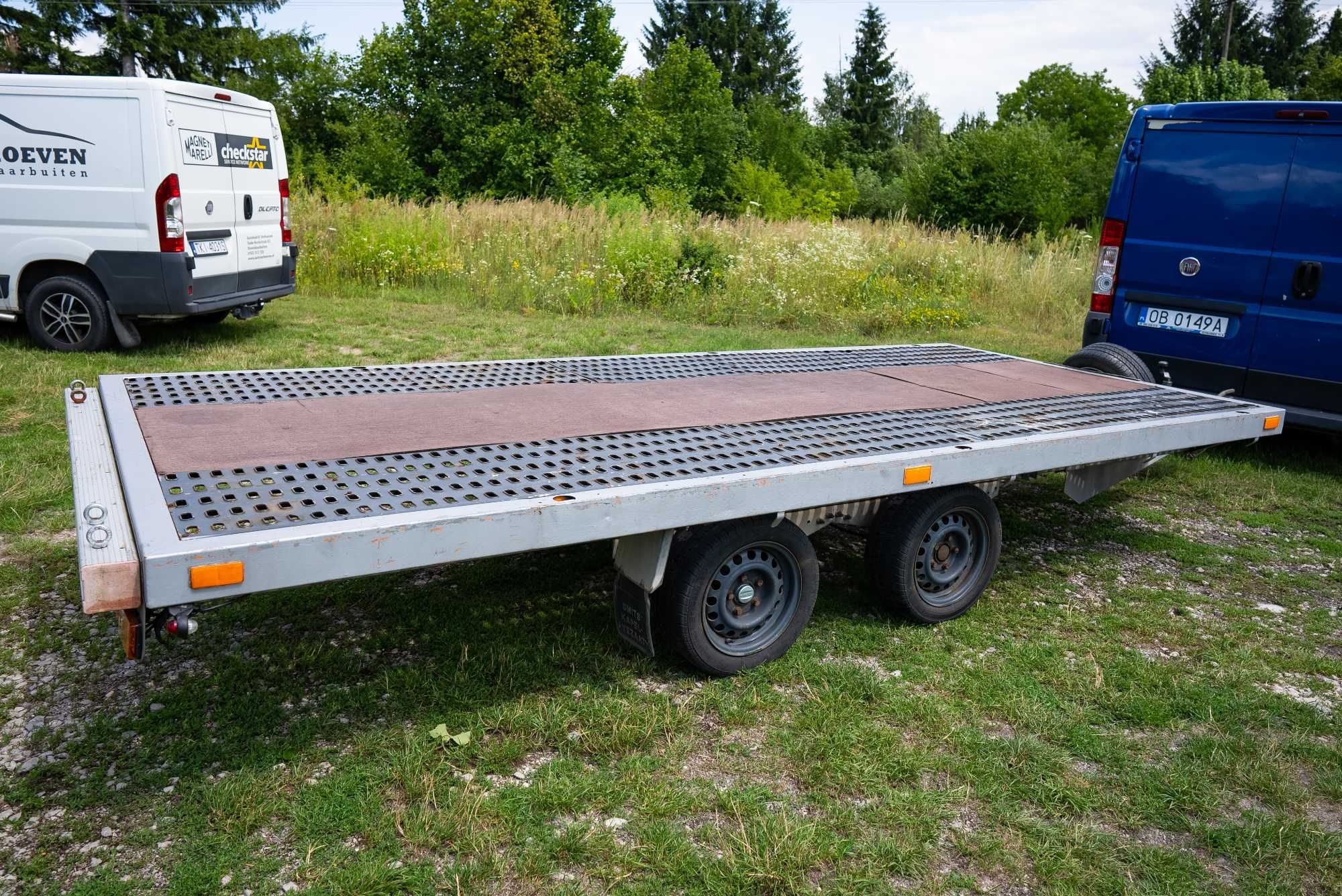 Laweta Platforma 4,2 x 2m DMC 2000 kg Przyczepa